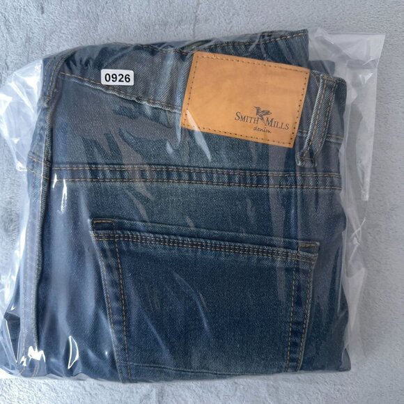 Smith & Mills Slim Straight Jeans Denim Tailored Fit Womens Blue Size 29 - Picture 10 of 10